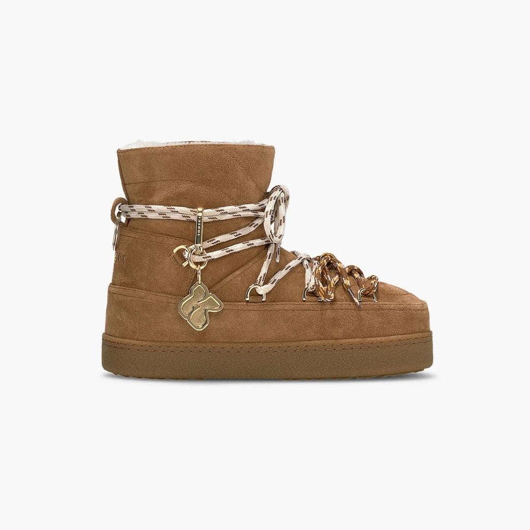 Inuikii Quilted Suede Brown W