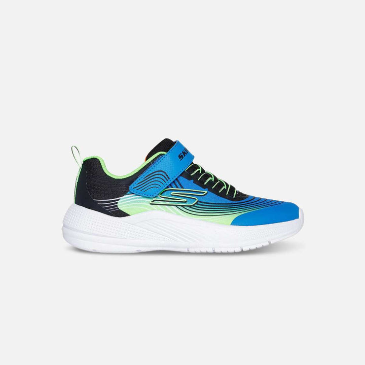Skechers Microspec Advance Blue/Lime Kids