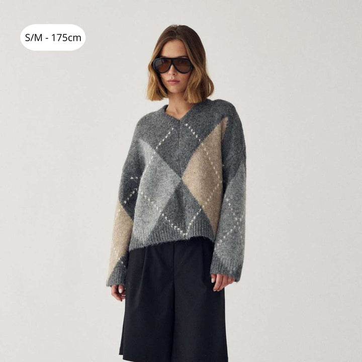 Noella Lai Knit Grey Mix