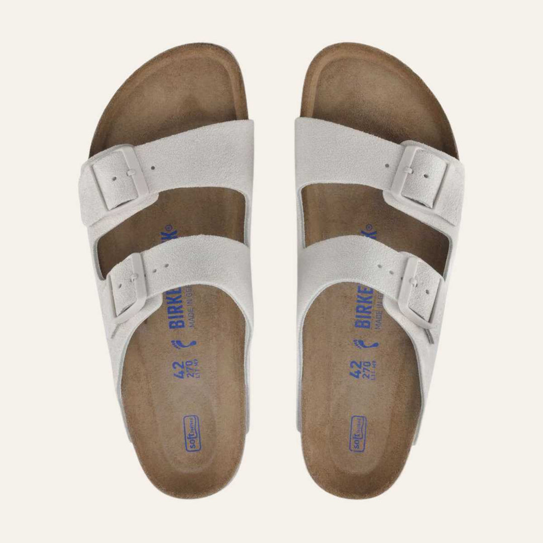 Birkenstock Arizona Modern Suede Antique White M