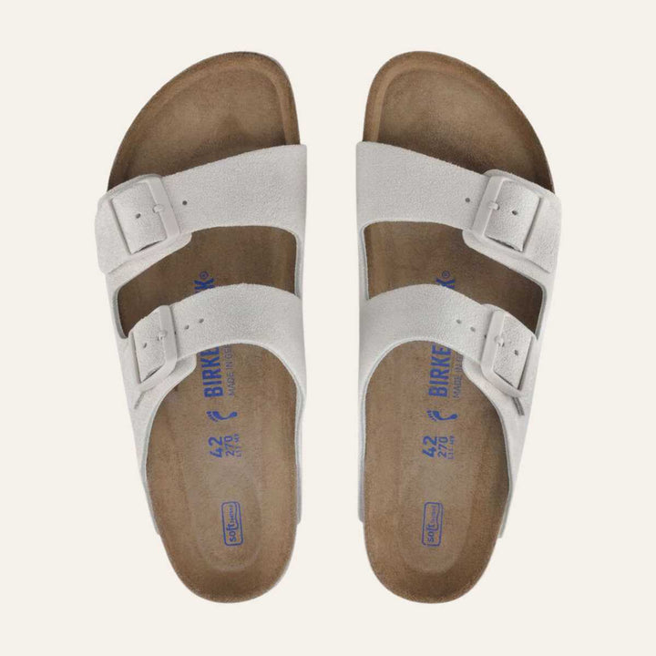 Birkenstock Arizona Modern Suede Antique White M