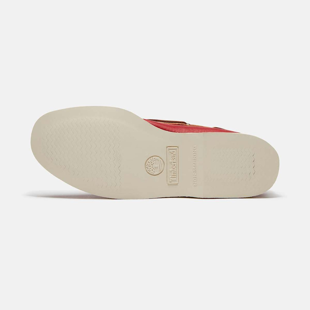Timberland Classic Boat Shoe Medium Red Full Grain M