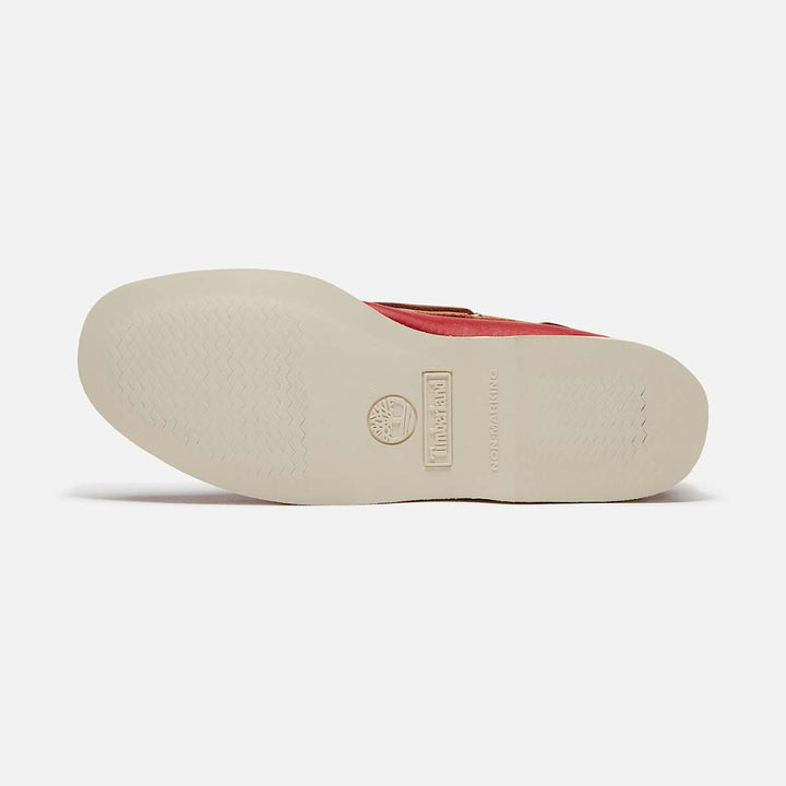 Timberland Classic Boat Shoe Medium Red Full Grain M