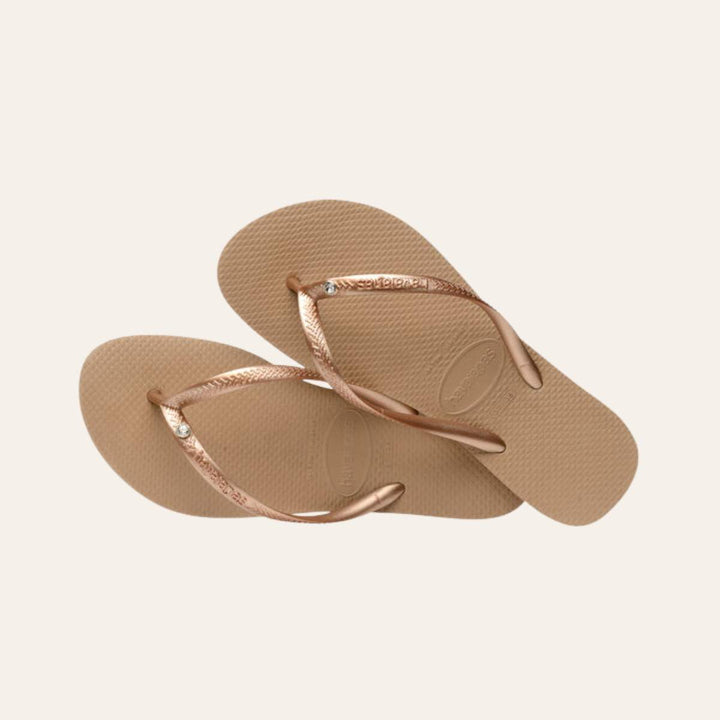 Havaianas Slim Crystal SW II Rose Gold