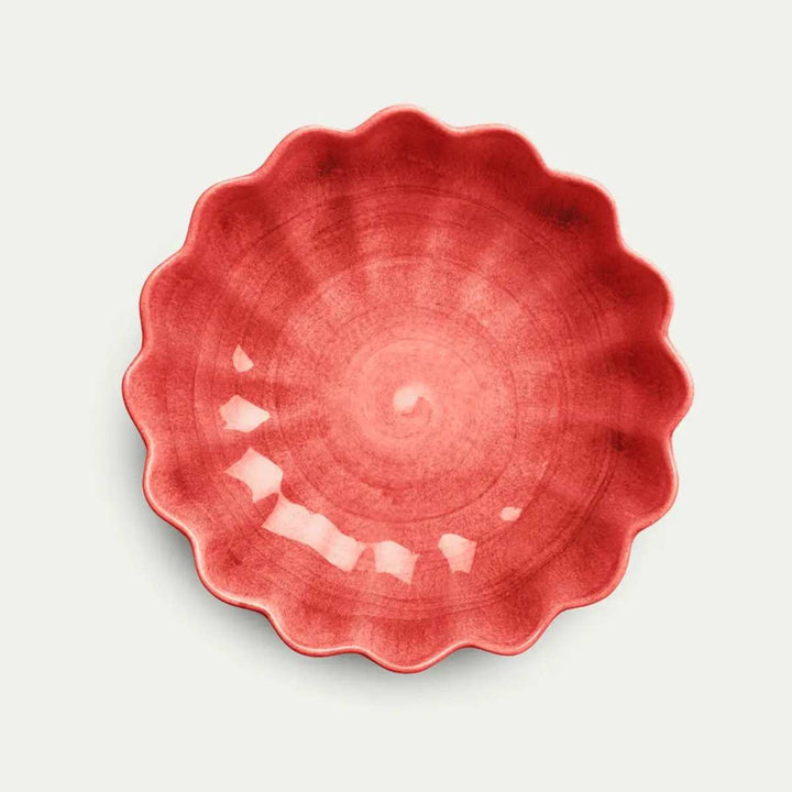 Mateus Oyster Bowl 24cm/90cl Red Painted