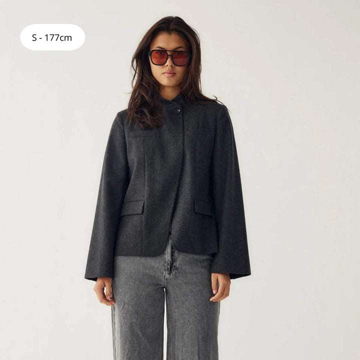 Noella N-Monique Blazer Dark Grey Melange