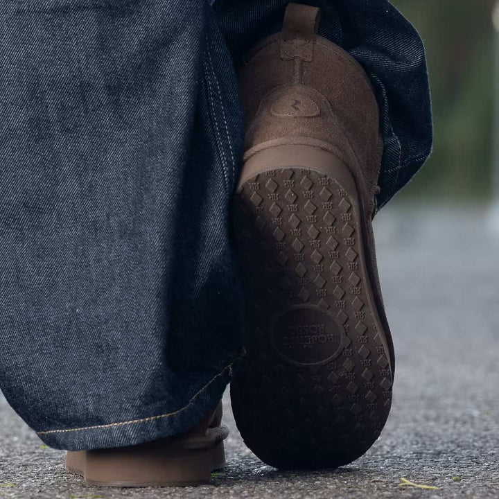 Roberto Rosso Nadigo Sheepskin Mid Stone