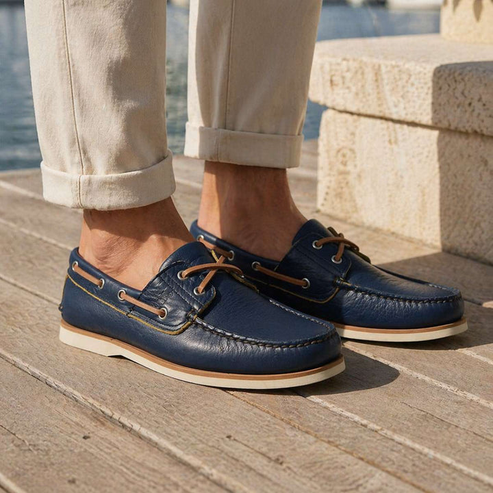 Timberland Classic Boat Shoe Dark Blue Full Grain M