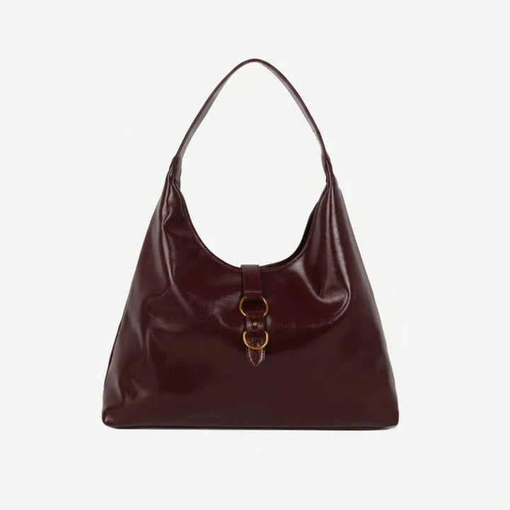 HVISK Lola Raw Structure Hardware Deep Burgundy