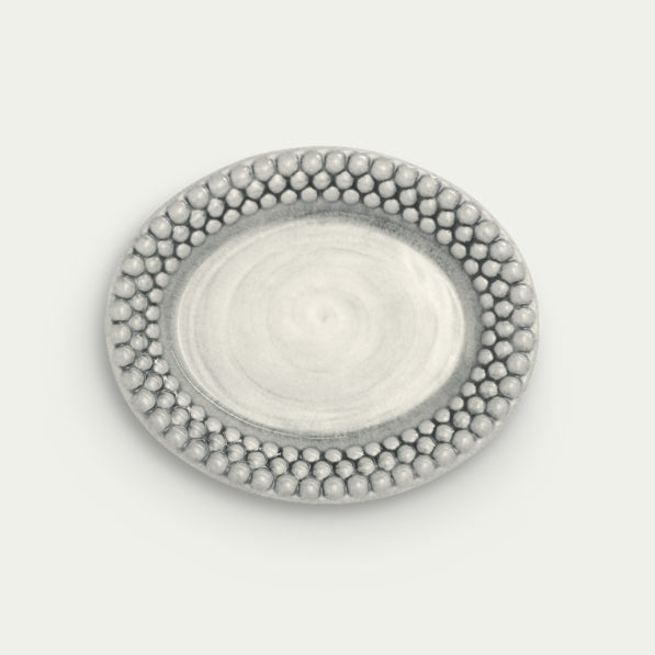 Mateus Bubbles Plate Grey 20x16