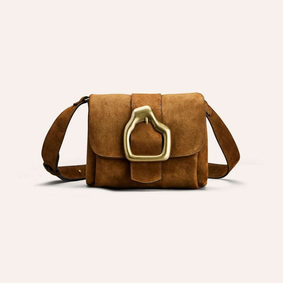 Cala Jade Nami Mini Camel Suede Gold