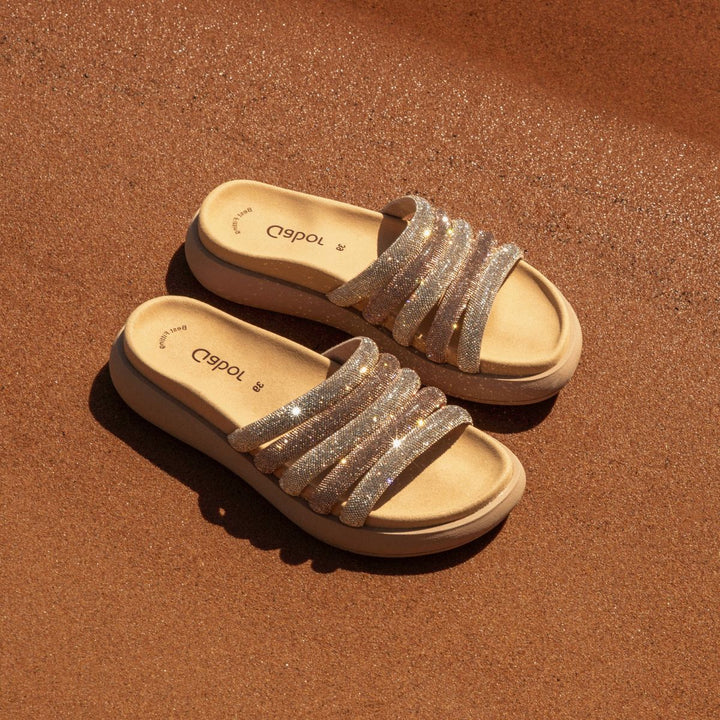 Gabor Sandal Gold Kombi W