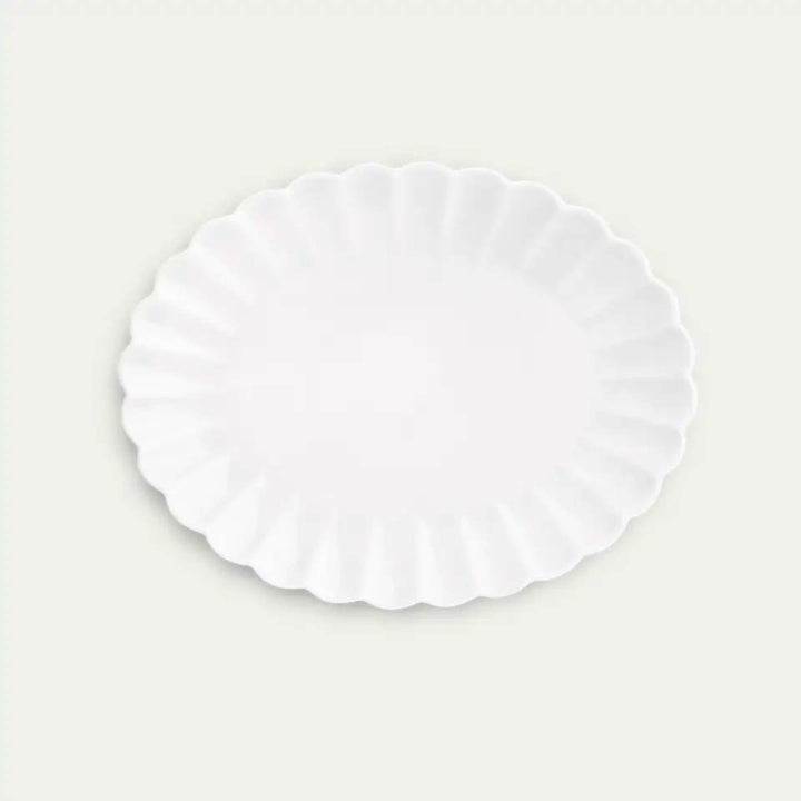 Mateus Oyster Tallerken 35*30cm Hvit
