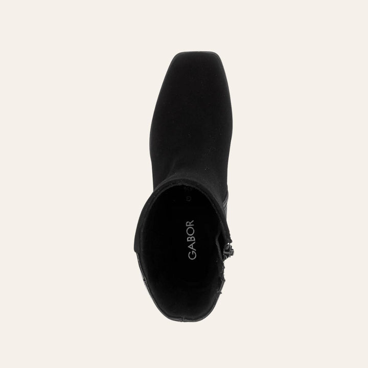 Gabor Boots Krokolakk Svart W