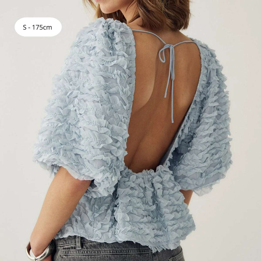 Noella N-Marisa Blouse Dusty Blue