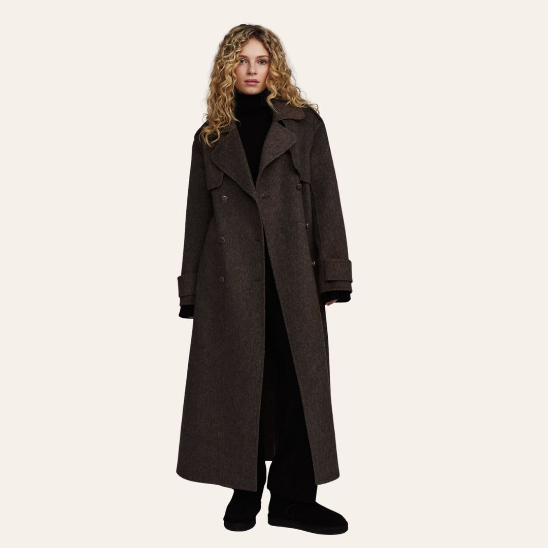 ELLA & IL Yua Coat Dark Brown