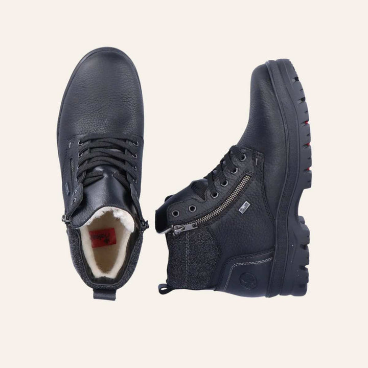 Rieker Piggsko TEX Svart M