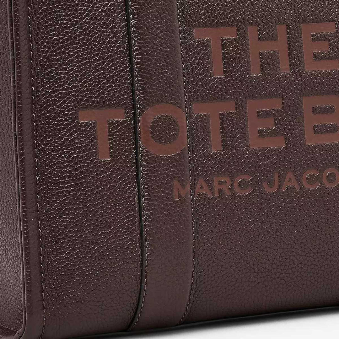 Marc Jacobs Leather Tote Bag Medium Tote Ganache