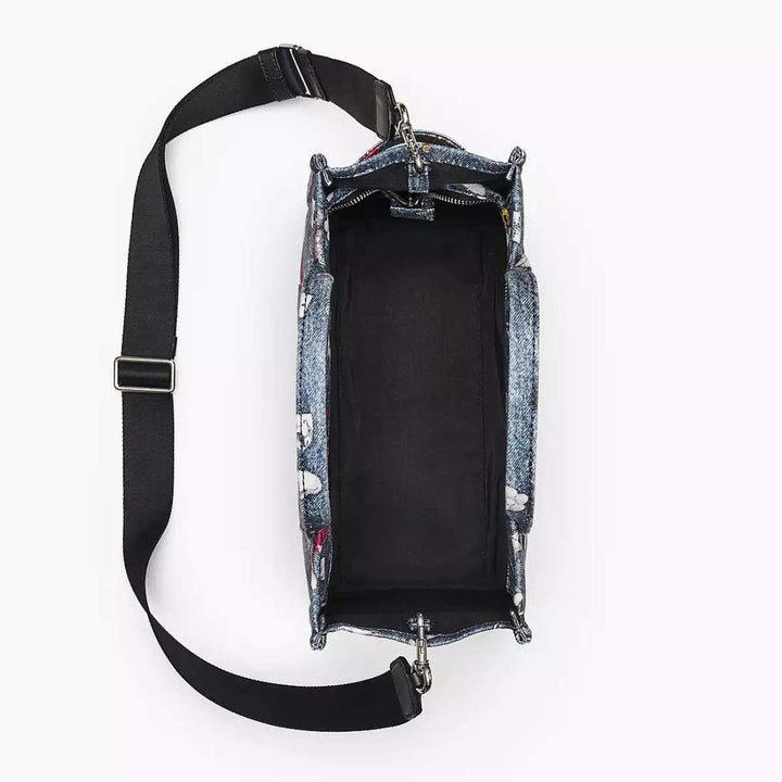 Marc Jacobs The Trompe L'Oeil Trinket Canvas Medium Tote Bag Wash Multi