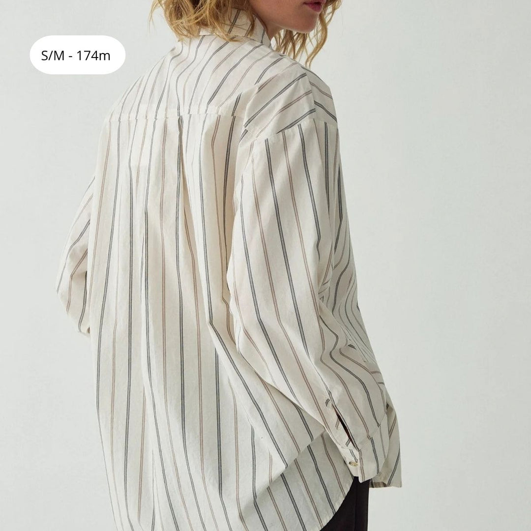 Noella N-Lavonda Shirt Ellington White Stripe