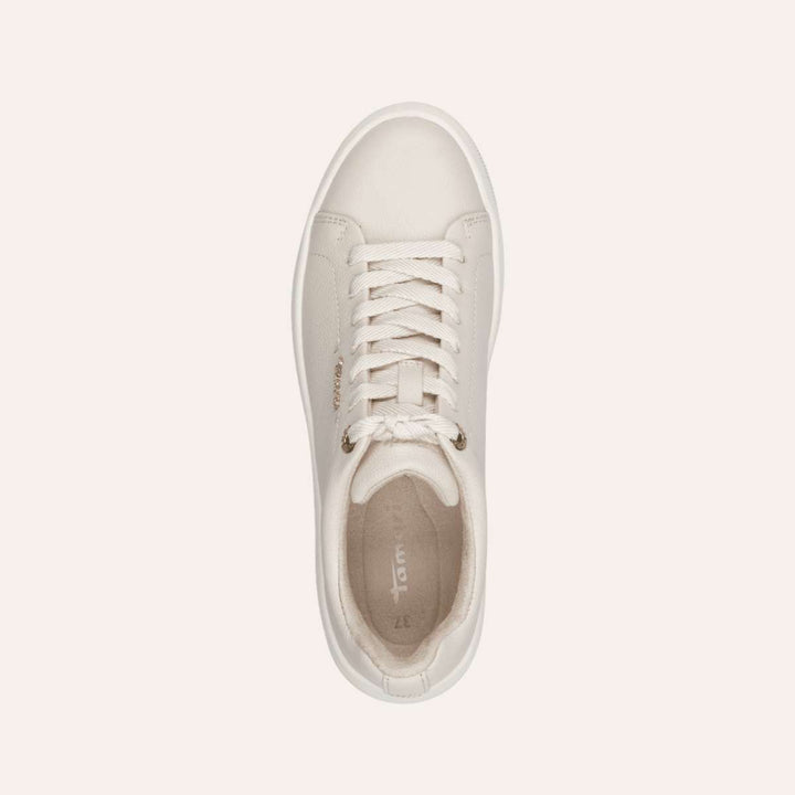 Tamaris Sneaker Ivory Leather W