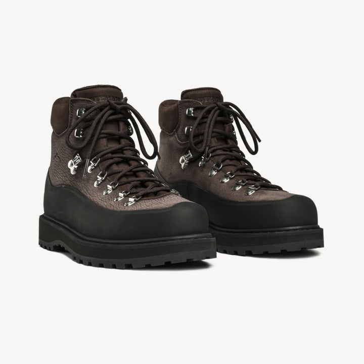 Diemme Roccia Vet Gomma Coffee Dark Fallow Structured Nubuck M