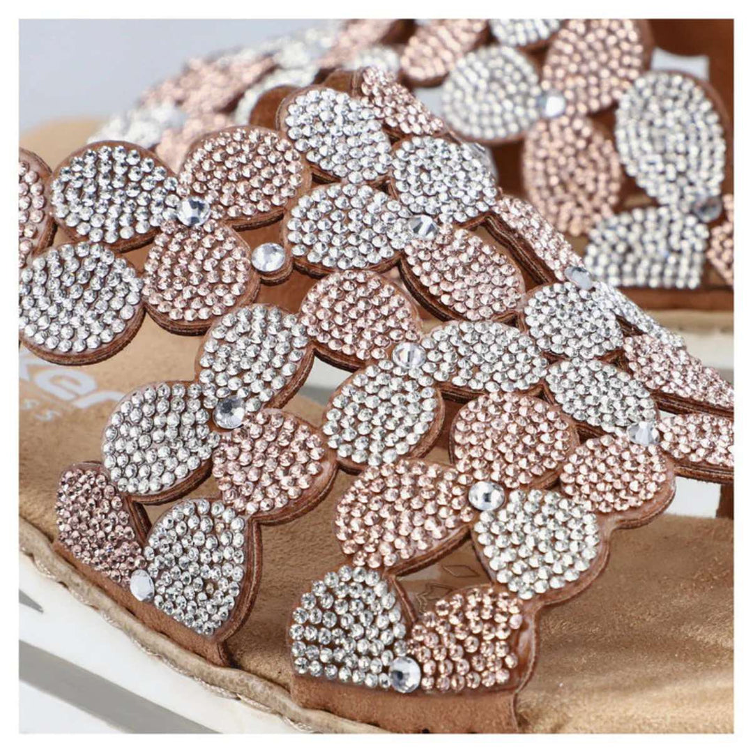 Rieker Slip-in Sandal Terra Metallic W