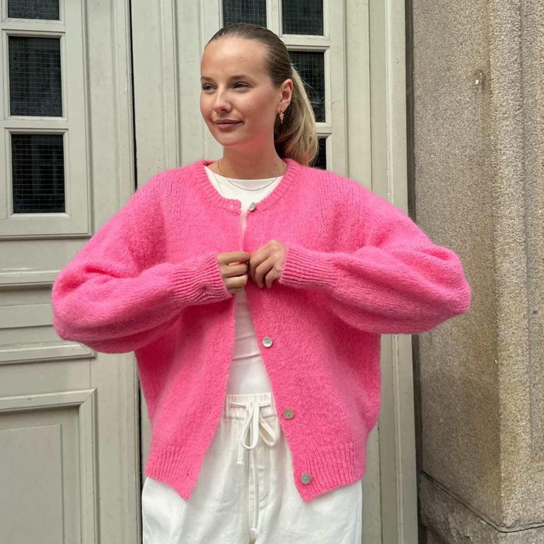 BYIC Idaic Cardigan Rosa