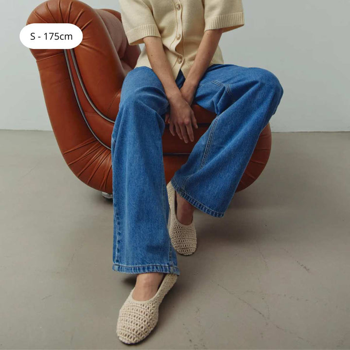 Noella N-Katy MW Jeans Blue Wash