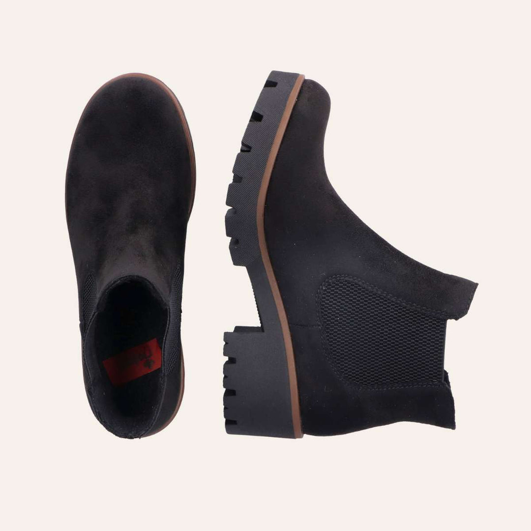 Rieker Støvlett Fleece Black W