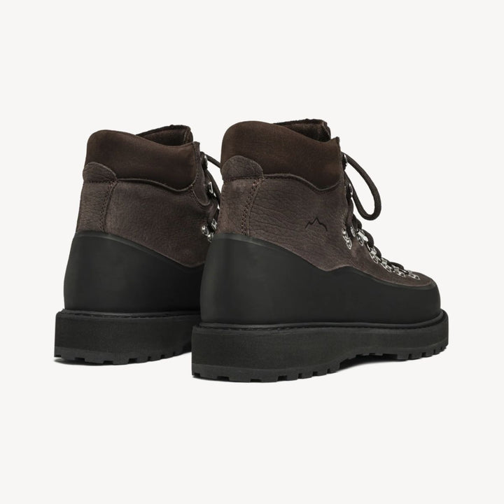 Diemme Roccia Vet Gomma Coffee Dark Fallow Structured Nubuck M