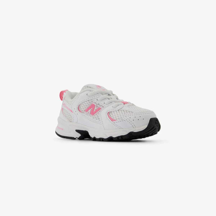 New Balance IZ530 White/Signal Pink Baby