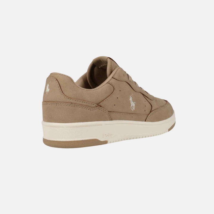 Ralph Lauren Master Court II Khaki Super Suede / Cream JR