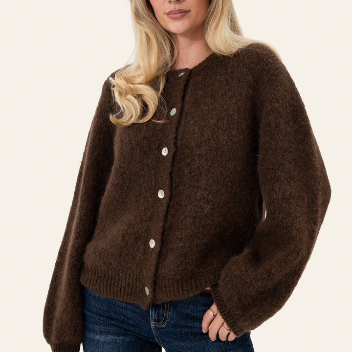 BYIC MelinaIC Cardigan Dark Brown