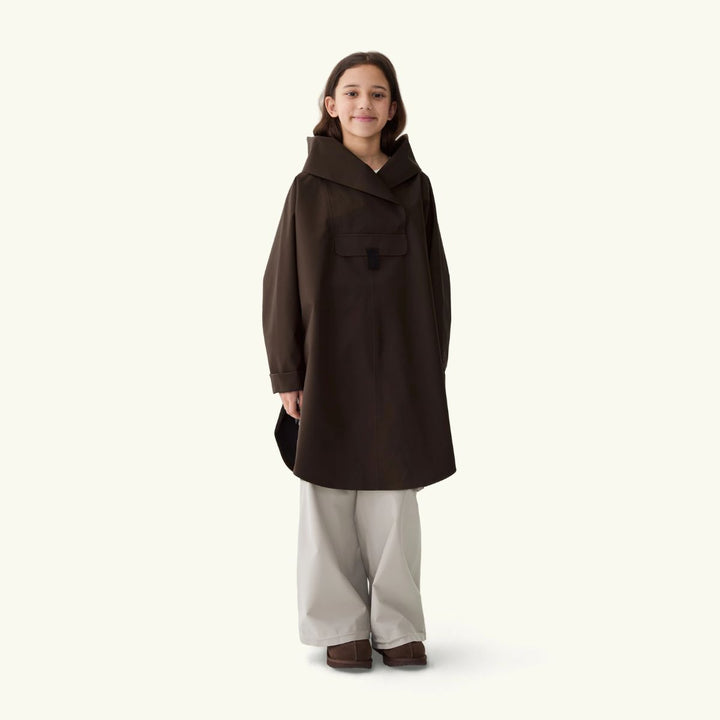 BLÆST Bergen Mini Poncho Java