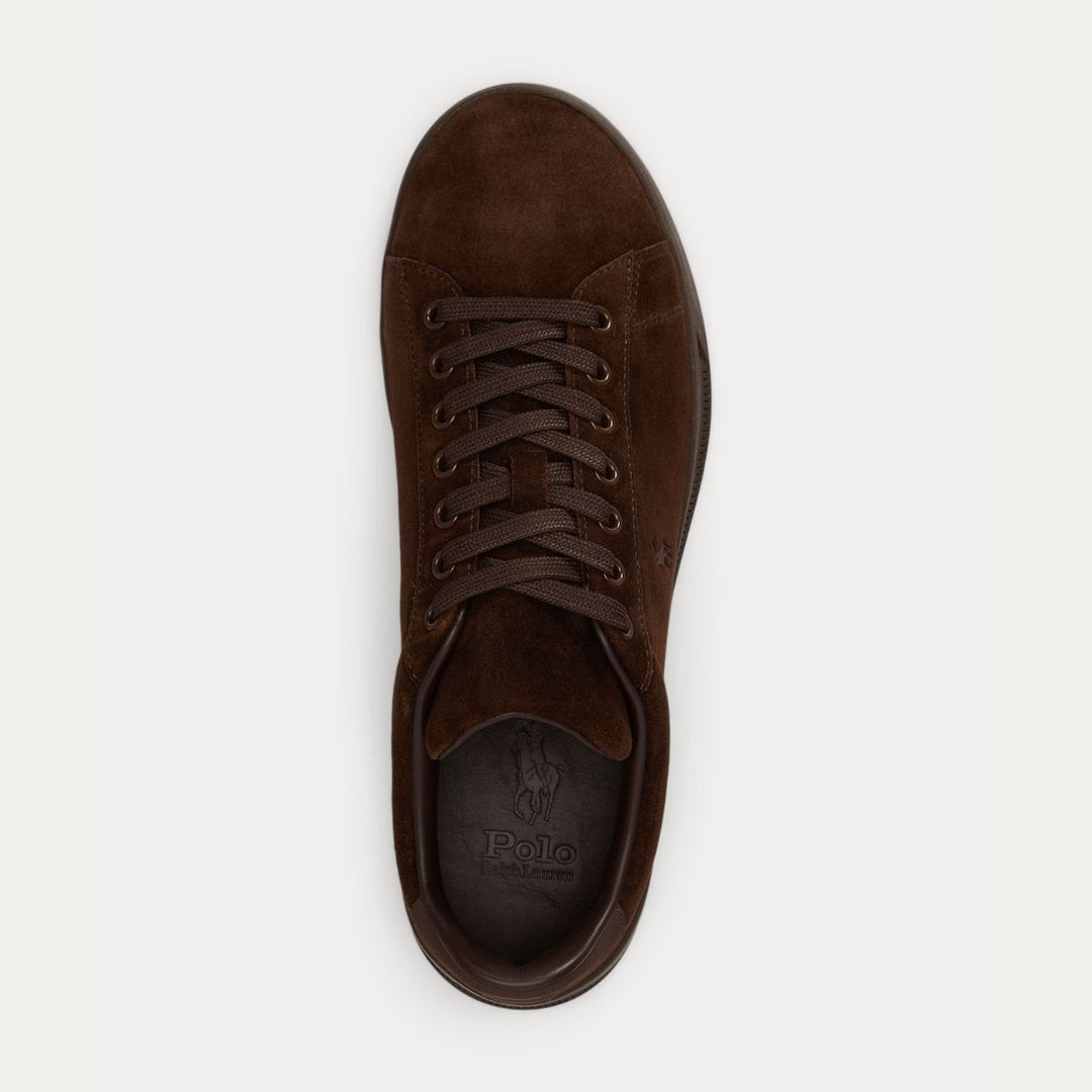 Ralph Lauren Heritage Court II Suede Dark Chocolate M
