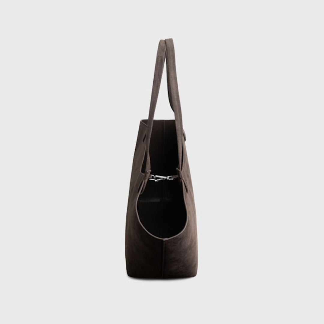 Jim Rickey Maya Large Suede Truffle