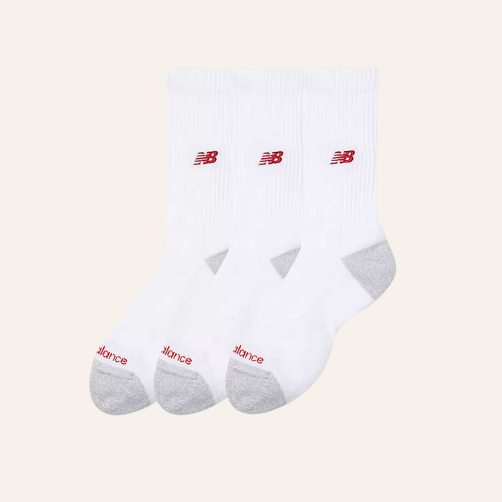 New Balance Active Premium Crew 3 White
