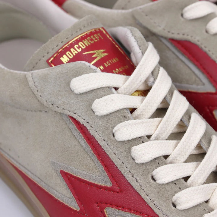 Moa Consept Club Sand Suede Blood Red W