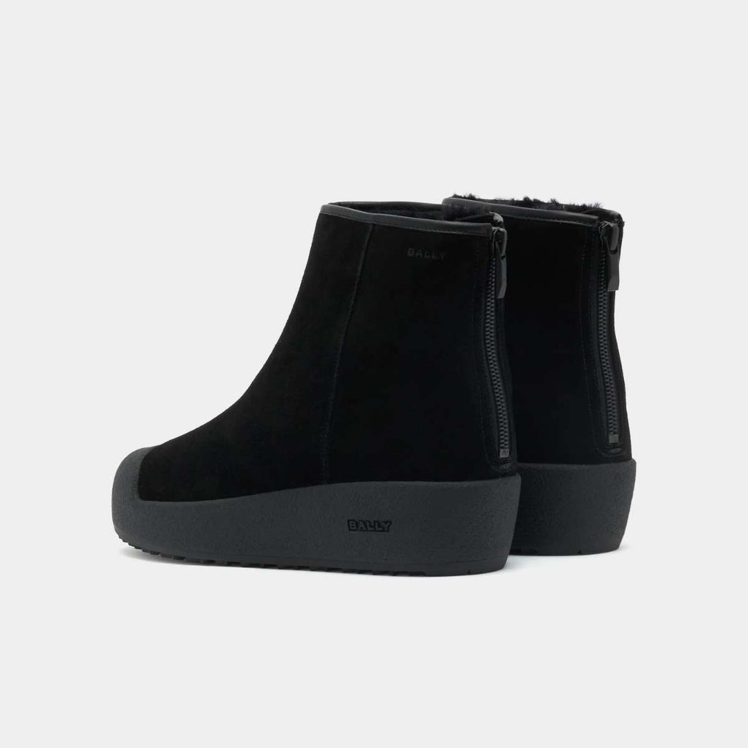 Bally Guard III M Calf Suede Black M