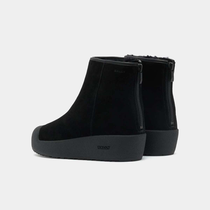 Bally Guard III M Calf Suede Black M