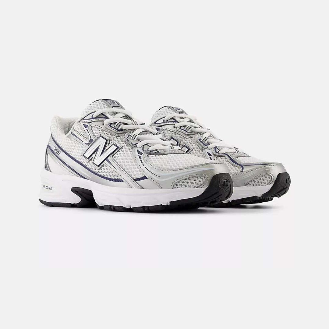 New Balance U740 White Silver Metallic Navy UNI