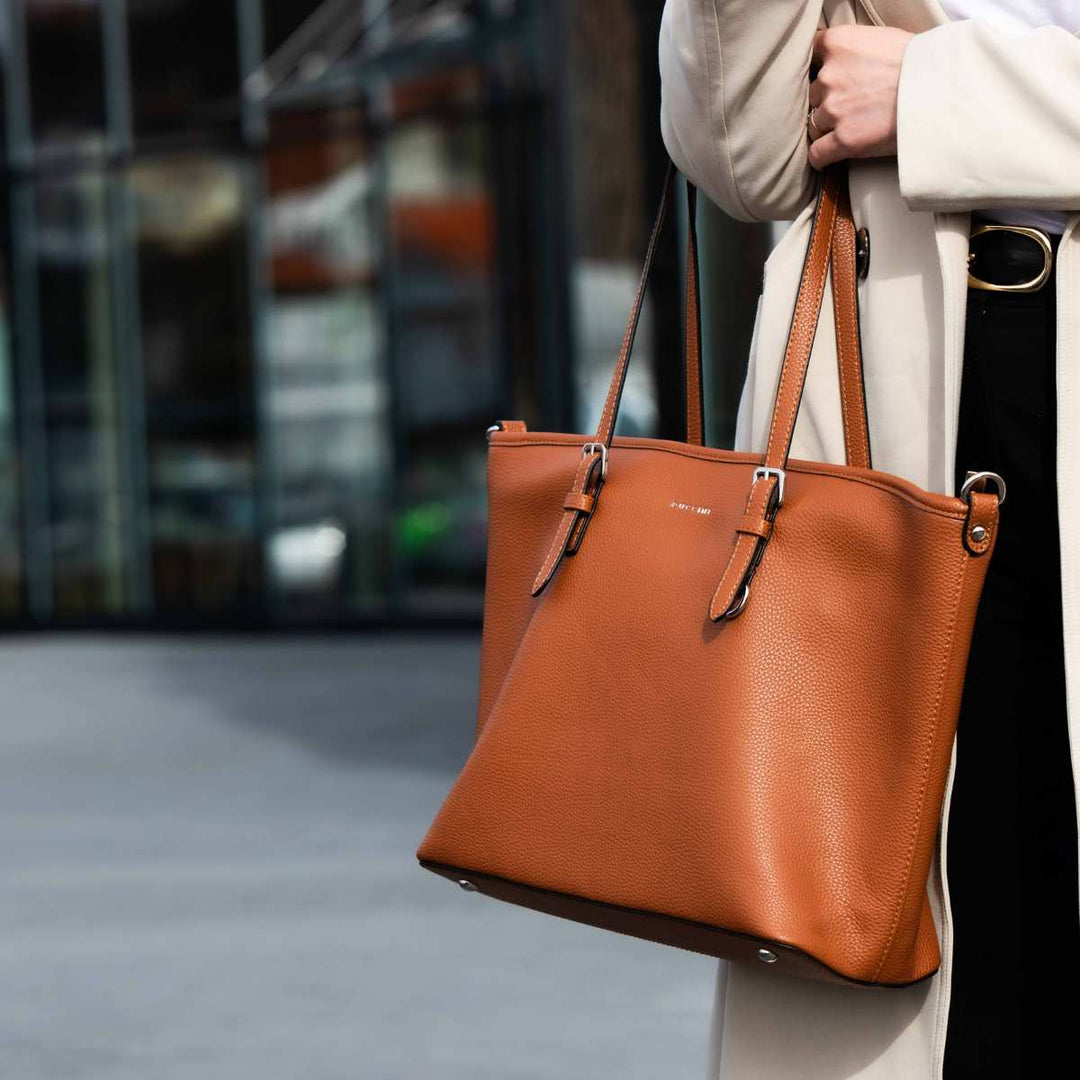 Puccini Tote Bag Anna Camel