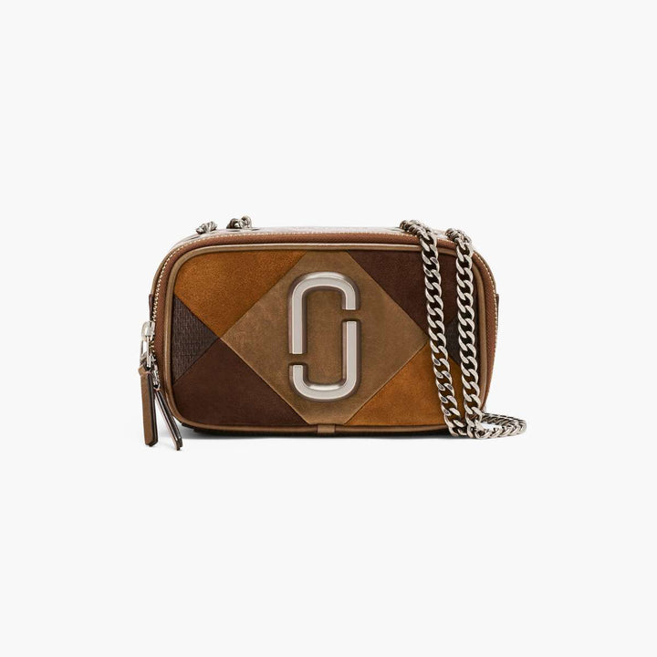 Marc Jacobs The Softshot Suede Patchwork Brown Multi