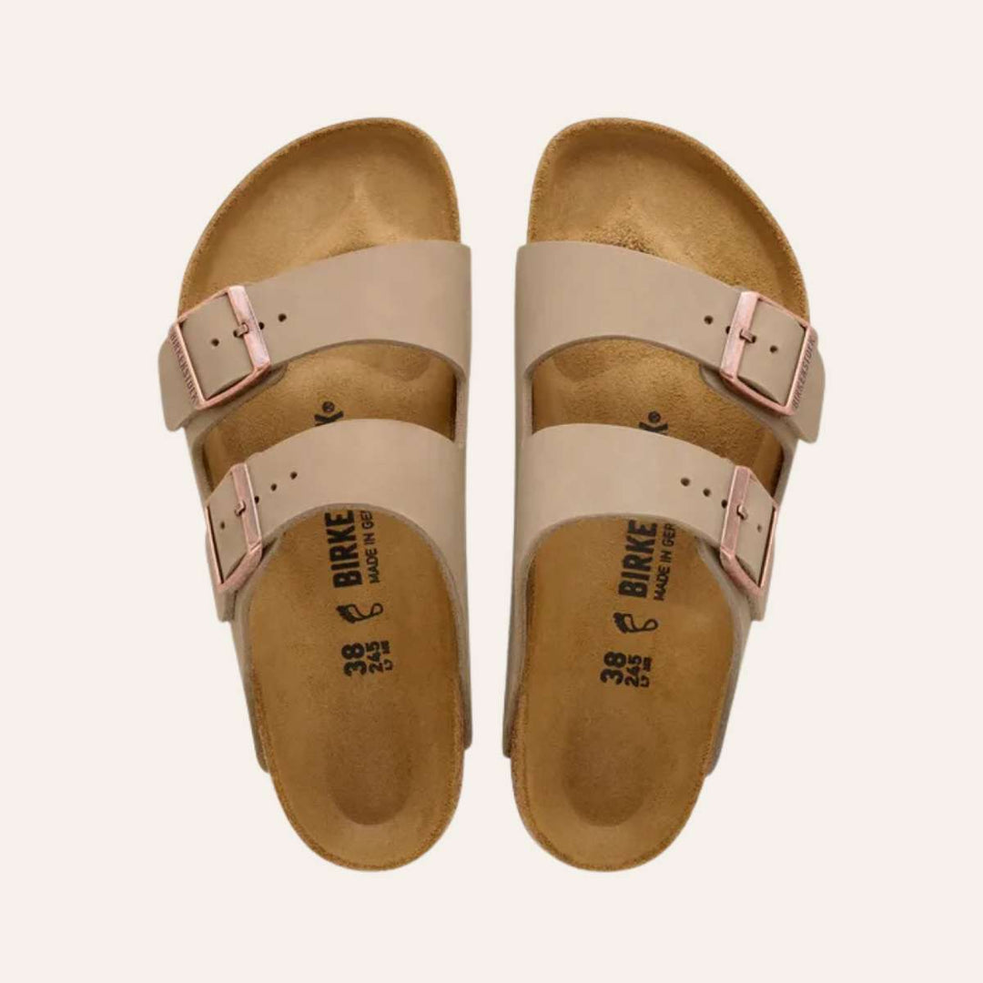 Birkenstock Arizona Narrow Oiled Leather Tobacco Brown W