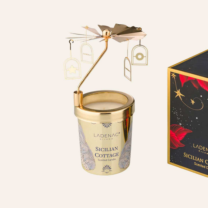Ladenac Sicilian Cottage Candle 75gr c/carousel
