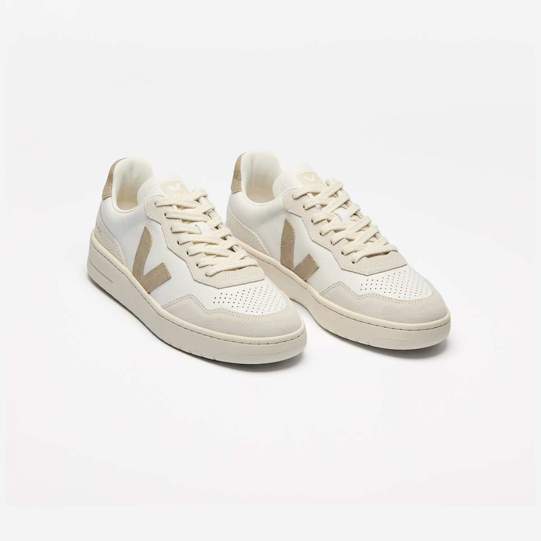Veja V-90 Leather White Taupe W