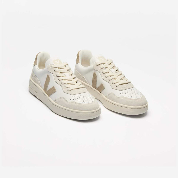 Veja V-90 Leather White Taupe W