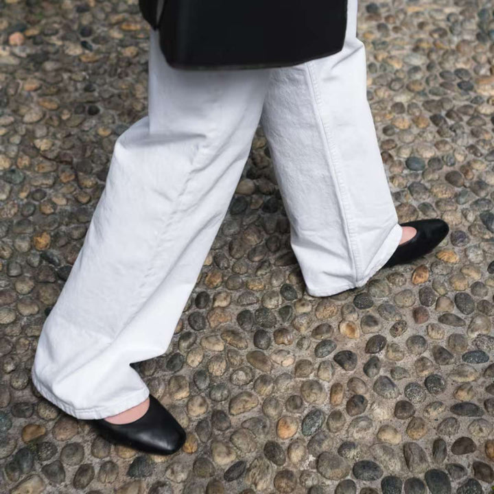 Roberto Rosso Trieste Ballerina Leather Black W