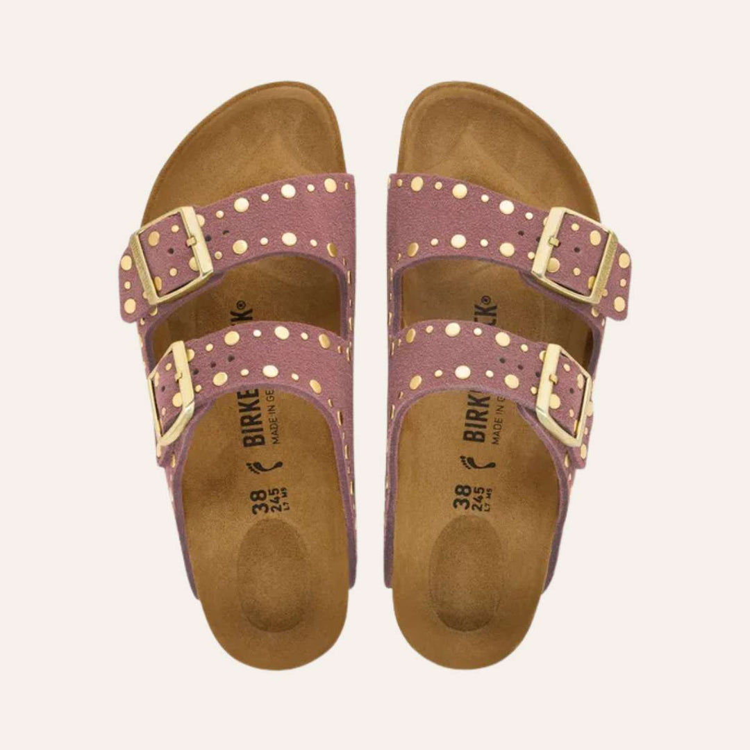 Birkenstock Arizona Rivet Suede Pepper W